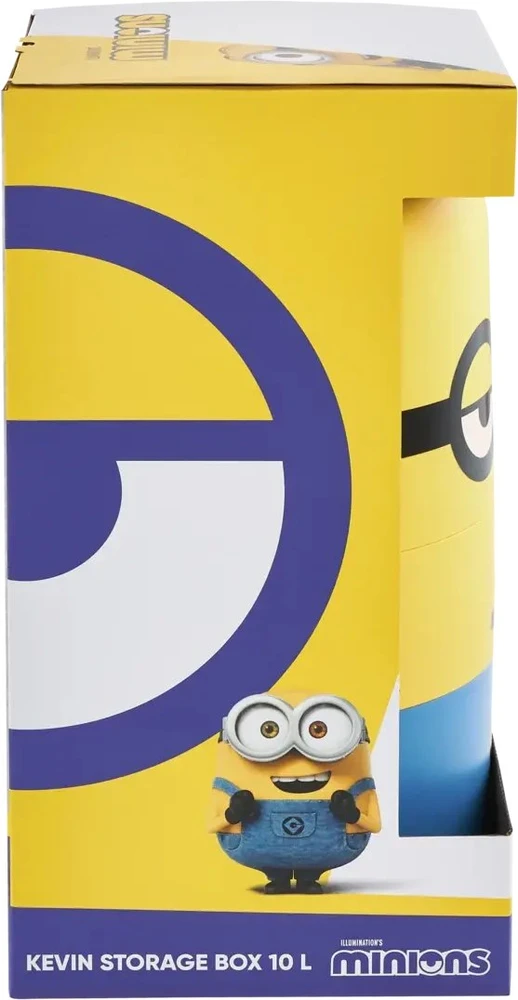 Keeeper Daiktadėžė Kevin 10L "Minions" Ø20x38cm geltona/mėlyna