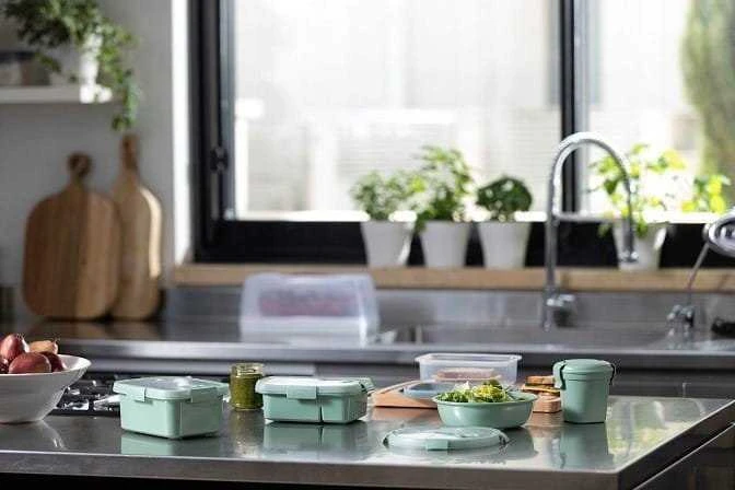 Curver stačiakampis sumuštinių indelis išsinešimui 0,7 l Žalias -ECO* 252901