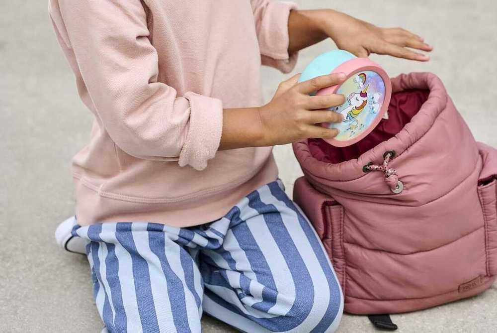 Little Dutch vaisių dėžutė su šakute, rožinė, fėjų stebuklai