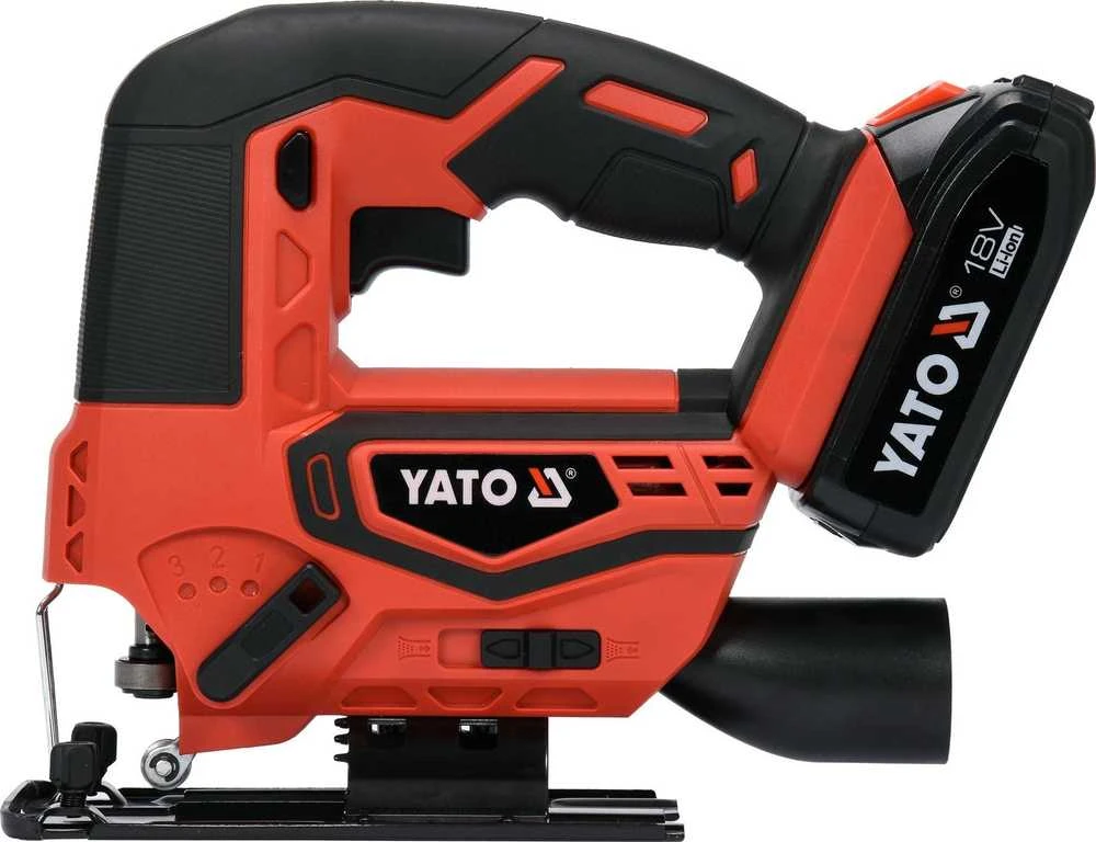Akumuliatorinis siaurapjūklis Yato YT-82822; 18 V; 2,0 Ah akum.