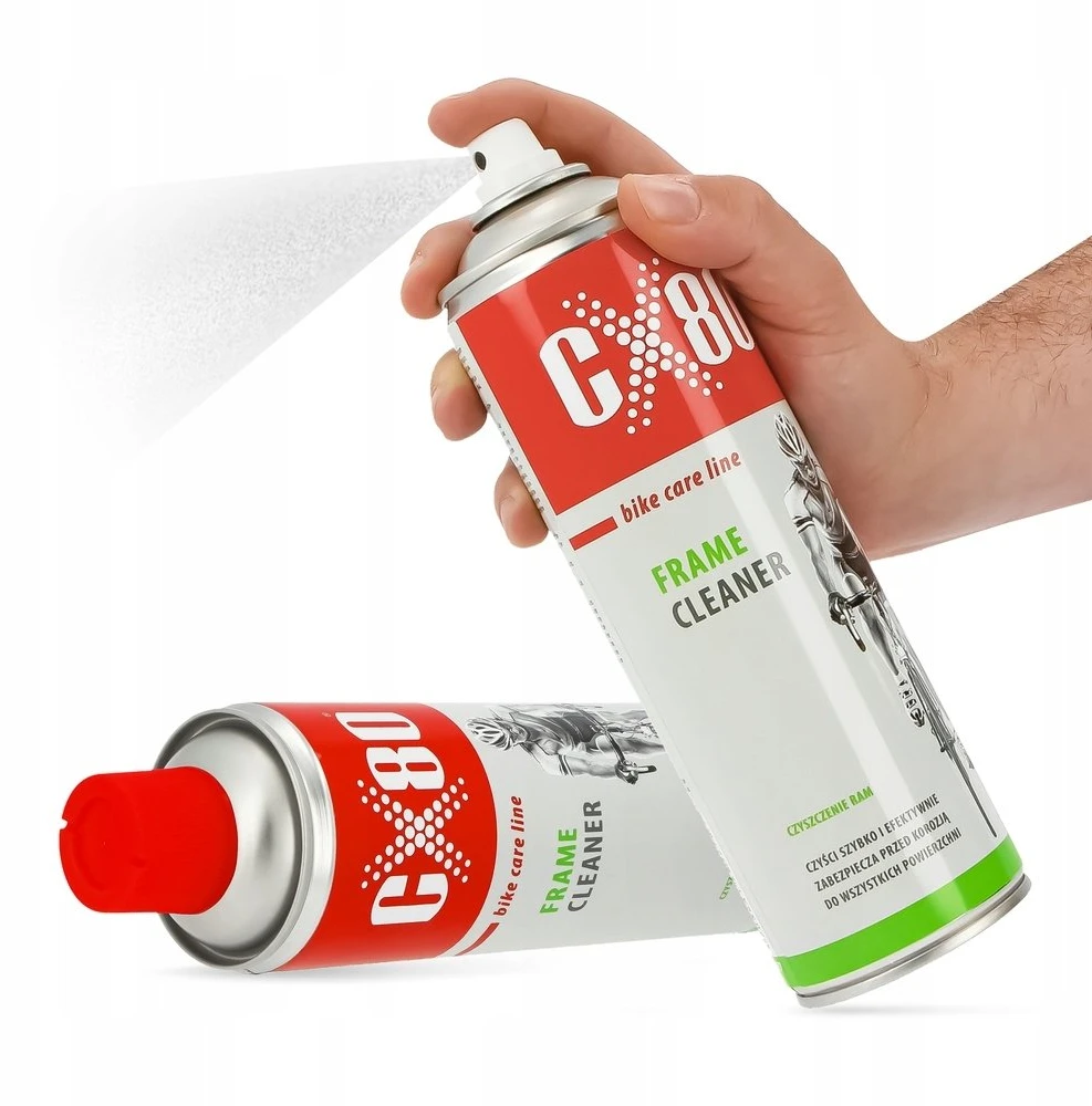 CX80 Dviračio rėmo valiklis 500 ml dviračių rėmams valyti