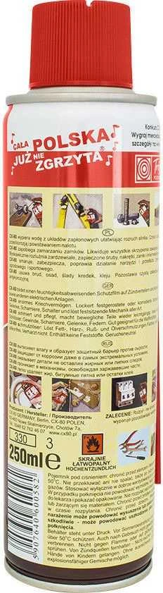 CX80 Płyn daugiafunkcinis CX-80 250ml universalus