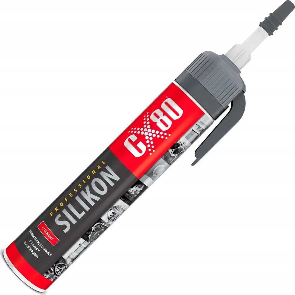 CX80 Silikoninis profesionalus 210G Premium aukštos temperatūros raudonas CX80