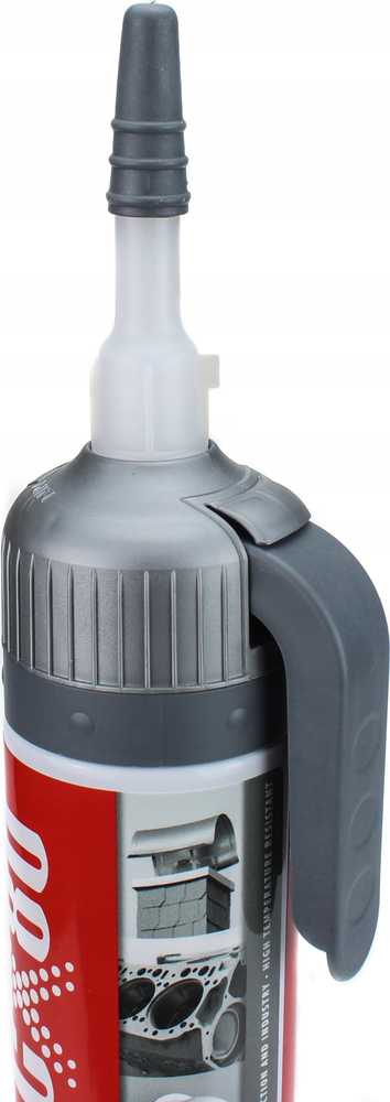 CX80 Silikon Professional 210G Premium aukštai temperatūrai juodas