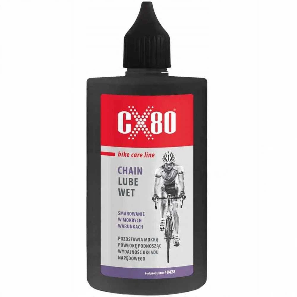 CX80 dviračių grandinės tepalas 100 ml BIKE CHAIN LUBE WET buteliukas