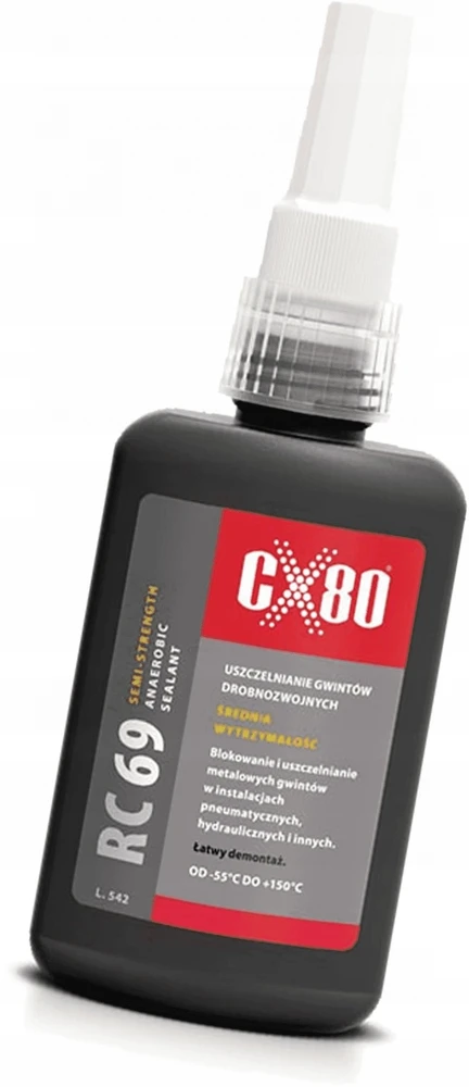 CX80 anaerobinis sandariklis RC69 10 ML rudos spalvos