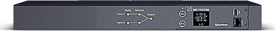 CYBERPOWER PDU24005 Matuojamas ATS PDU 230V/20A 1U 8x IEC-320 2x IEC C19 Outlets nuoseklusis prievadas PowerPanel Center programinė įranga