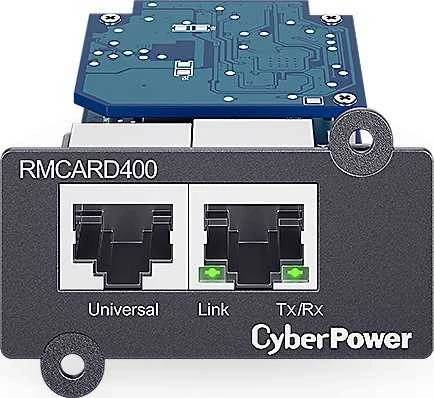 Cyber Power Systems CyberPower SNMP išplėtimo plokštė RMCARD400, s podporou Enviro Sensoru