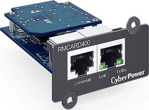 Cyber Power Systems CyberPower SNMP išplėtimo plokštė RMCARD400, s podporou Enviro Sensoru