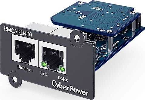 Cyber Power Systems CyberPower SNMP išplėtimo plokštė RMCARD400, s podporou Enviro Sensoru