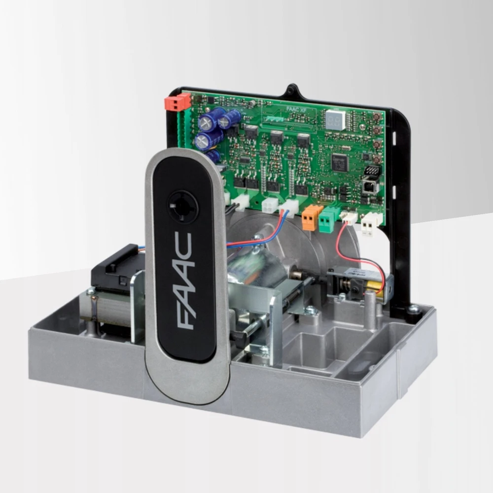 FAAC „Cyclo C720 FDS“ komplektas – 24 V automatika iki 400 kg svorio stumdomiems vartams