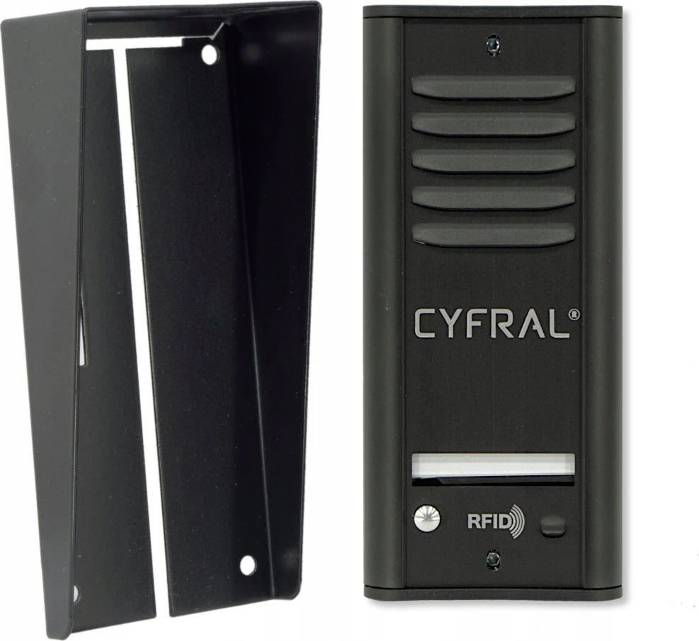 CYFRAL COSMO 1 NUOMININKO DOMOFONAS JUODA KASETĖ / JUODA UNITELEFONAS