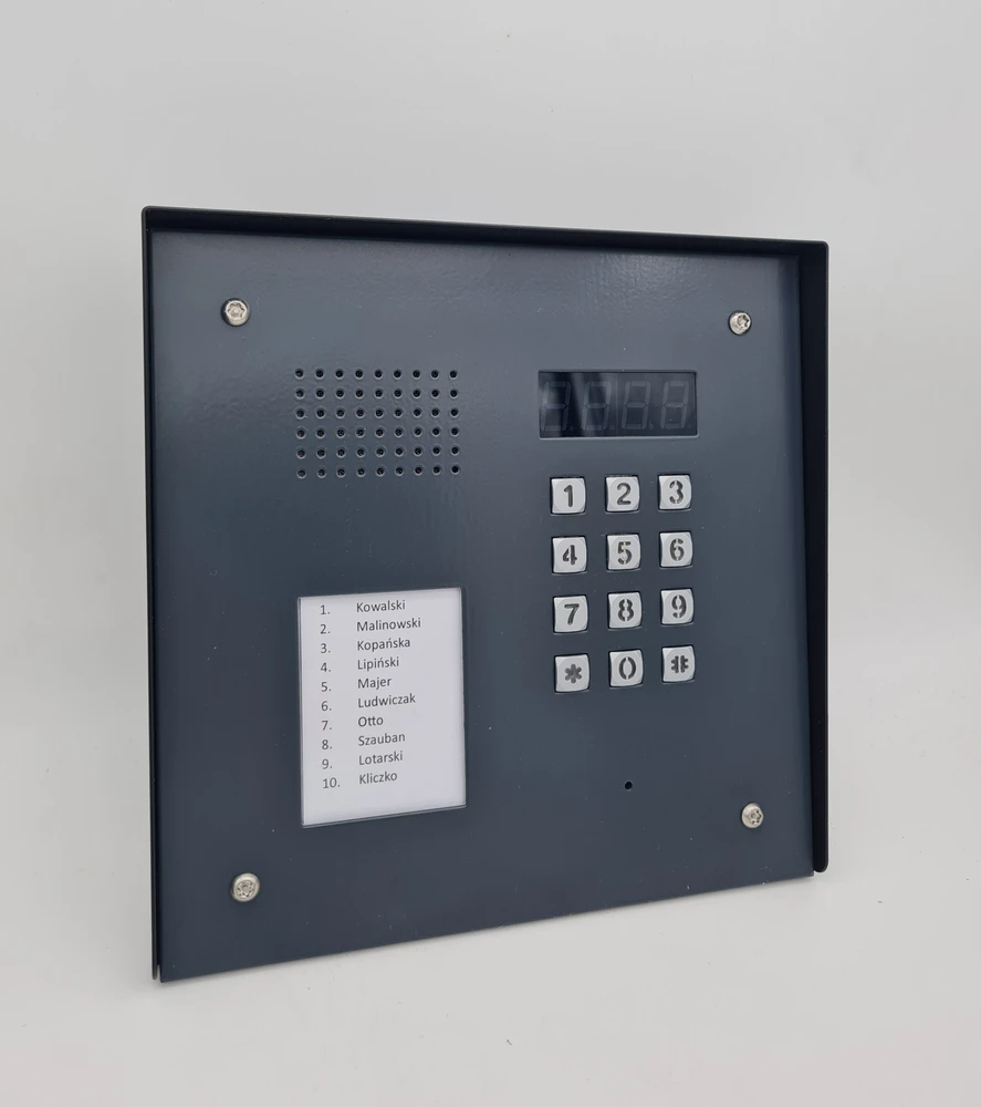 CYFRAL PC-2000R PRO Antracitas CYFRAL Pokalbio skydelis su RFID skaitytuvu