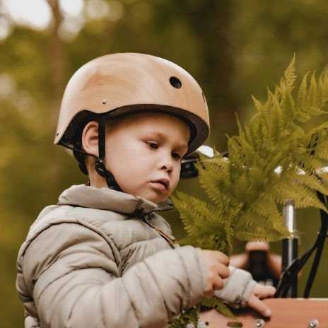 Trybike Dviratininko šalmas wygląd drewna 30COCO14S