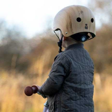 Trybike Dviratininko šalmas wygląd drewna 30COCO14S