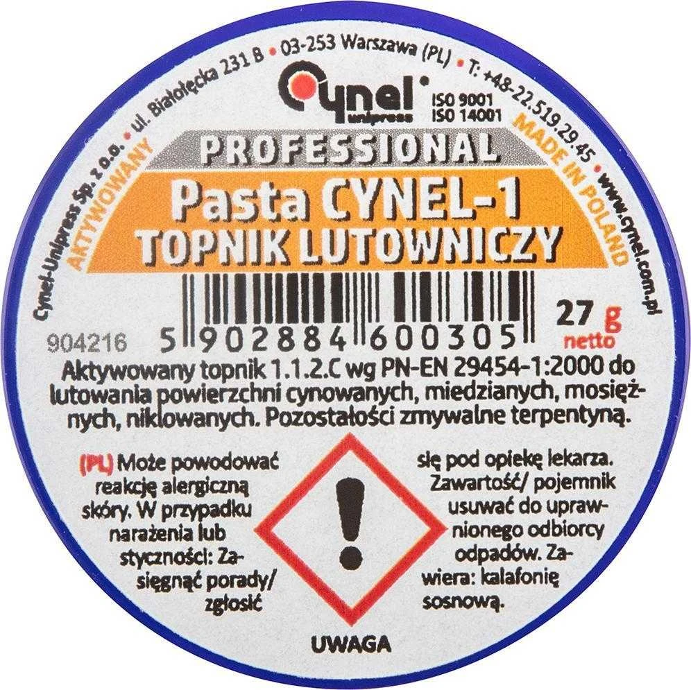 Cynel Topnik Minkšto litavimo fliusas 27 g