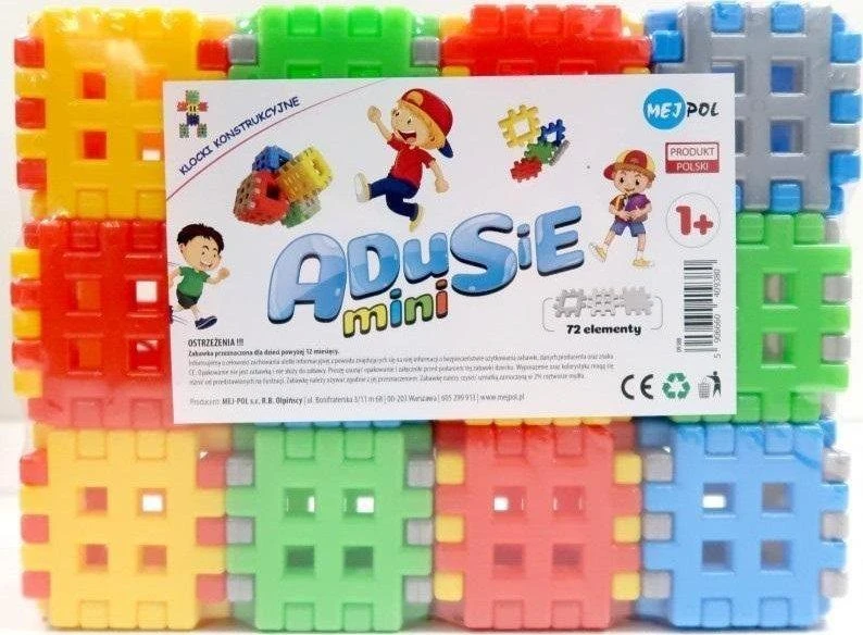 Czako statybiniai blokeliai ADUSIE MINI 72 elementai