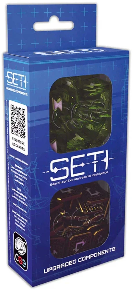 Czech Games Edition SETI: patobulinti komponentai