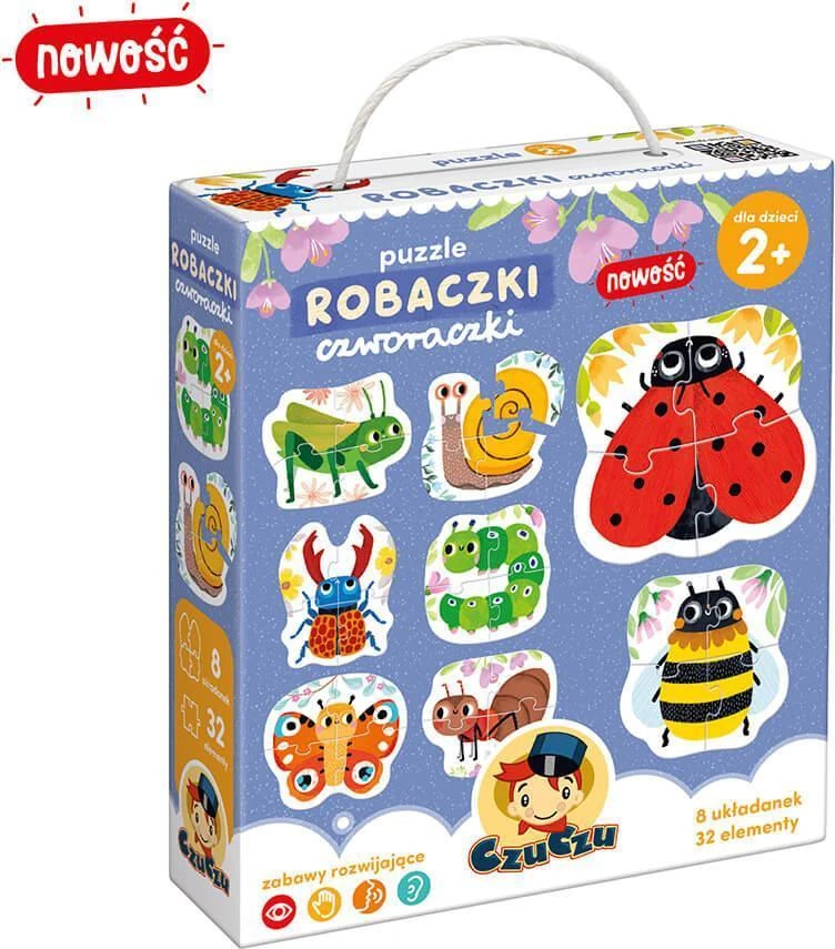 CzuCzu Dėlionė 32 vnt. - Vabzdžiai