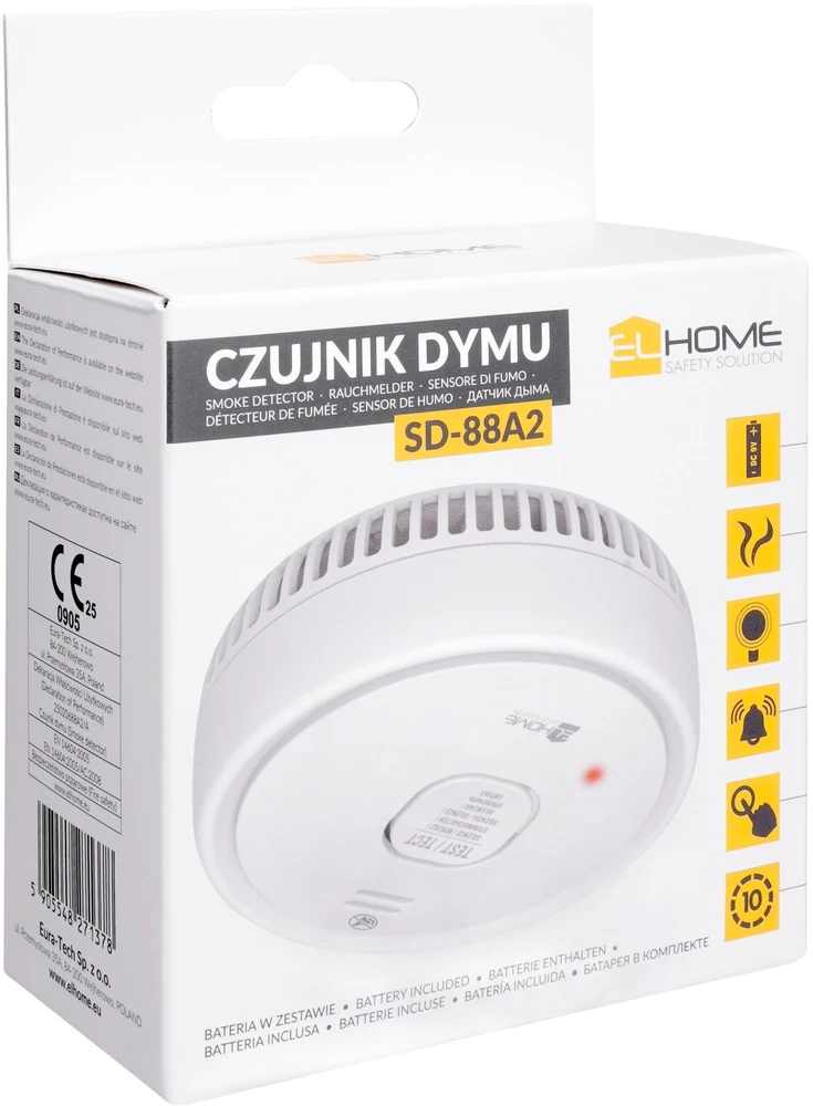 Opti DŪMŲ JUTIKLIS SD-88A2 EL HOME