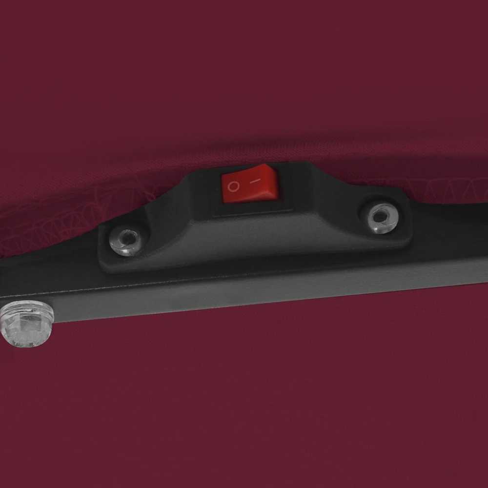 Sodo skėtis Bordo raudona 295 x 295 x 245 cm
