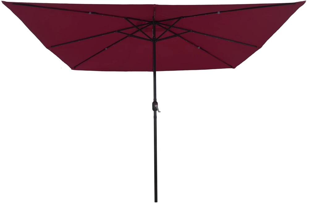 Sodo skėtis Bordo raudona 295 x 295 x 245 cm