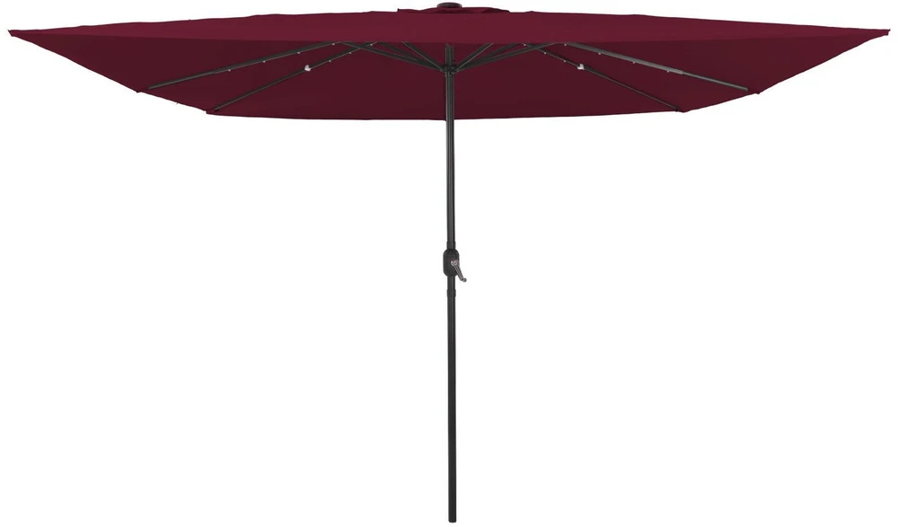 Sodo skėtis Bordo raudona 295 x 295 x 245 cm