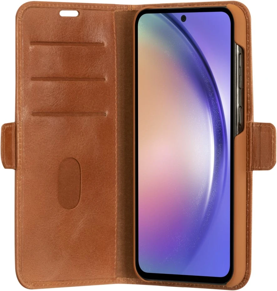 D Bramante dbramante1928 Copenhagen - Dėklas su klapką do telefonu komórkowego - skóra ziarnista - Jasnobrązowy - do Samsung Galaxy A54 (CO54GT001782)
