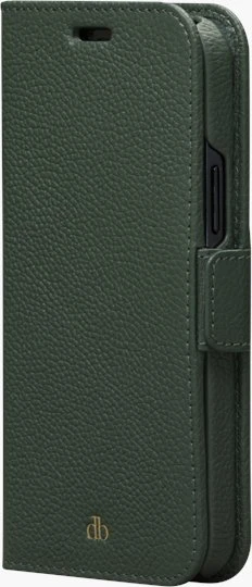 D Bramante dbramante1928 New York - Dėklas su klapką do telefonu - Evergreen - do Apple iPhone 12, 12 Pro (NY61EVGR5570)