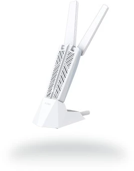 D-Link AE65U Wi-Fi 7 adapteris su antenomis