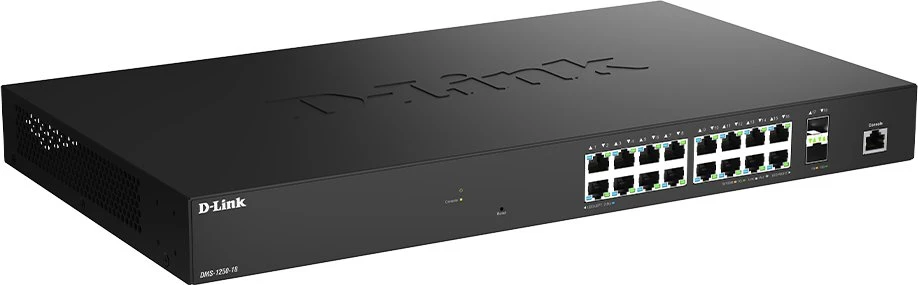 Šakotuvas D-LINK DMS-1250-18/E 18 prievadų 2.5G išmanusis valdomas komutatorius | D-Link