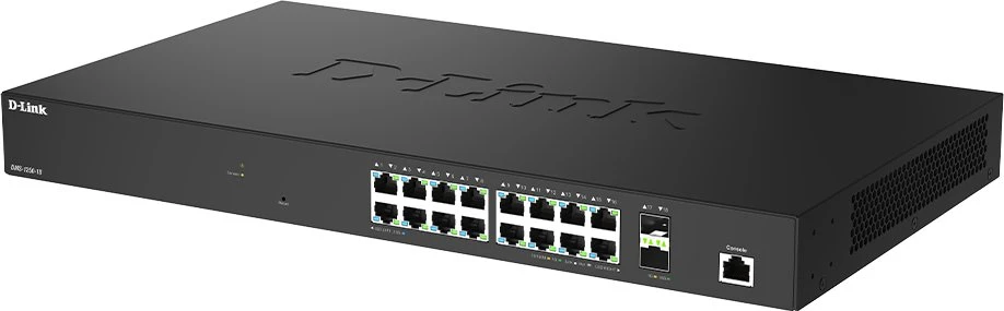 Šakotuvas D-LINK DMS-1250-18/E 18 prievadų 2.5G išmanusis valdomas komutatorius | D-Link