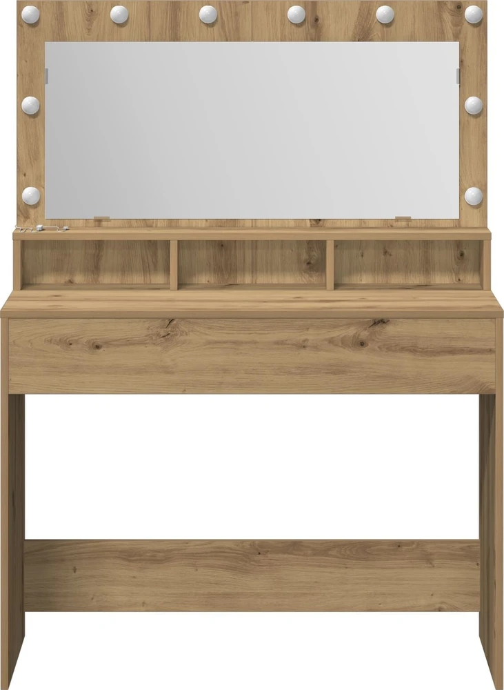 Makiažo stalas Amatininkų ąžuolas 100 x 41 x 135 cm