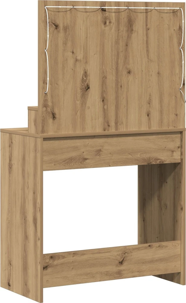 Makiažo stalas Amatininkų ąžuolas 75,5 x 41 x 135 cm