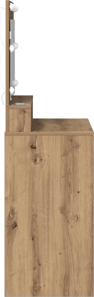 Makiažo stalas Amatininkų ąžuolas 75,5 x 41 x 135 cm