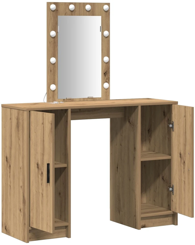 Makiažo stalas Ruda 102 x 33 x 135 cm Apdirbta mediena
