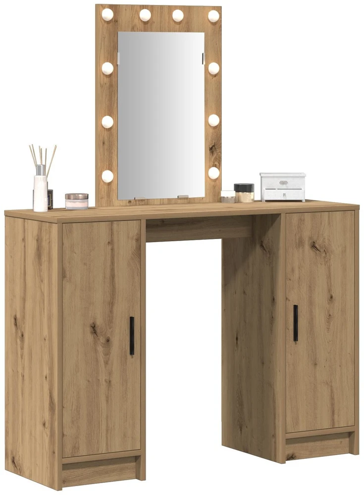 Makiažo stalas Ruda 102 x 33 x 135 cm Apdirbta mediena