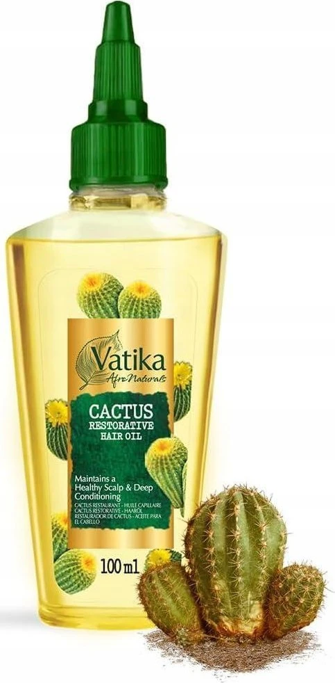 DABUR VATIKA Kaktusų stiprinamasis ir regeneruojamasis plaukų aliejus 100ml