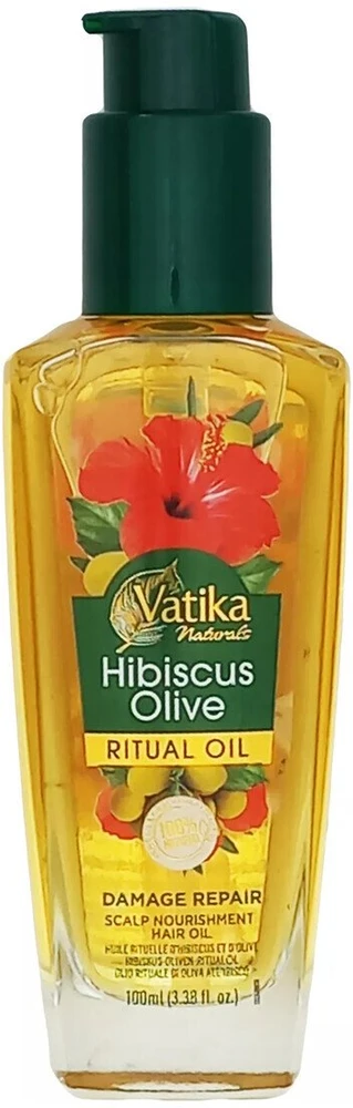 DABUR VATIKA Hibiscus Olive Regeneruojantis plaukų aliejus 100ml