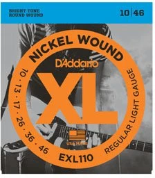 Stygos elektrinei gitarai D'Addario EXL110 .010