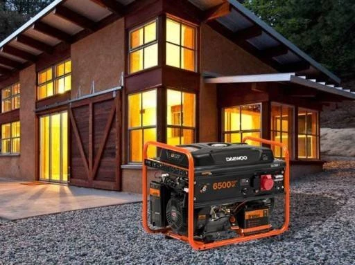 Daewoo benzinins/dujinis generatorius GDA 7500DFE 6kW el. starteris