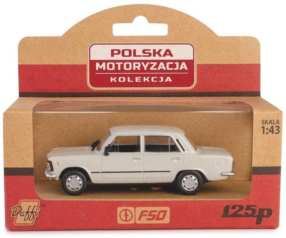 Daffi Model PRL Fiat 125P MR šviesiai pilka K-595 15958