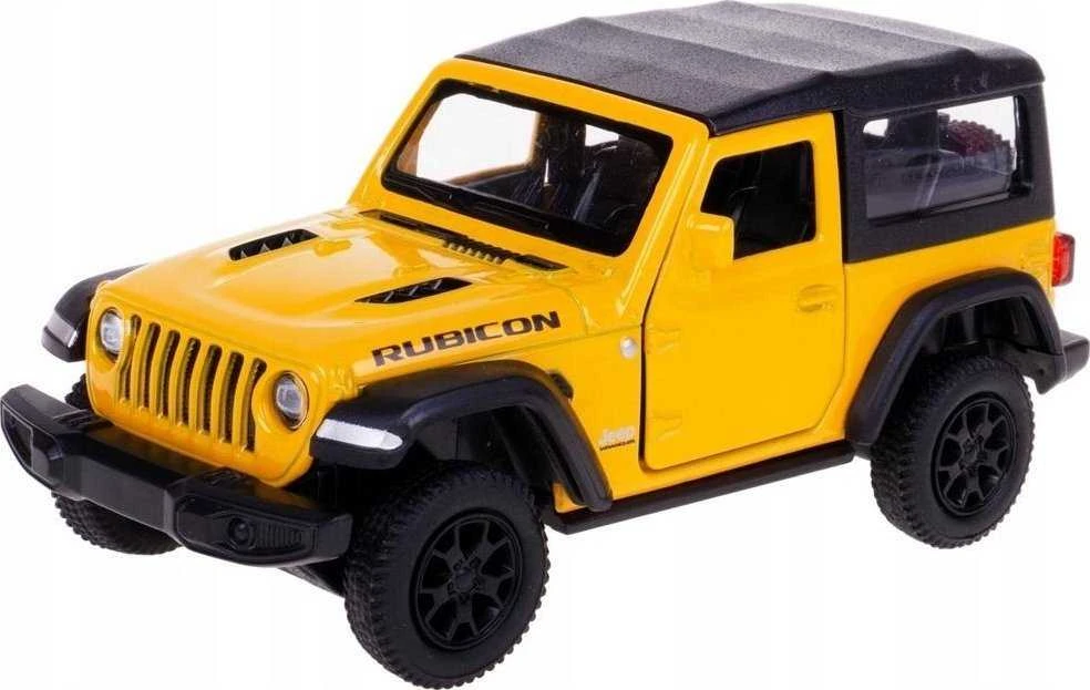 „Daffi Jeep Wrangler Rubicon 2021“ minkšto stogo geltona