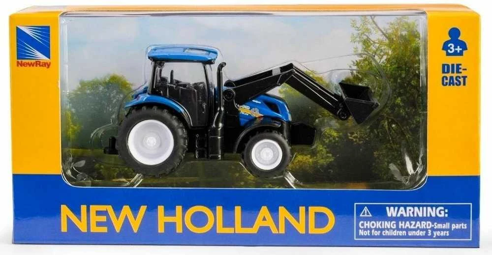 Daffi Mini New Holland traktorius T6 krautuvas 32123 M-403