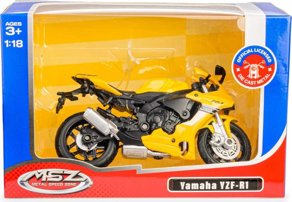 Daffi Model MSZ 1:18 Yamaha YZF-R1 geltona M-319 33198