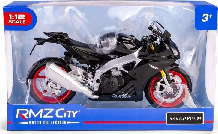 Daffi Model RMZ Hobby 1:12 ApriliaRSV4 juodas H-133 81338