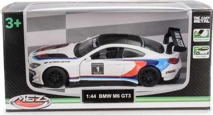 Daffi Model MSZ 1:44 BMW M6 GT3 balta M-314 33143
