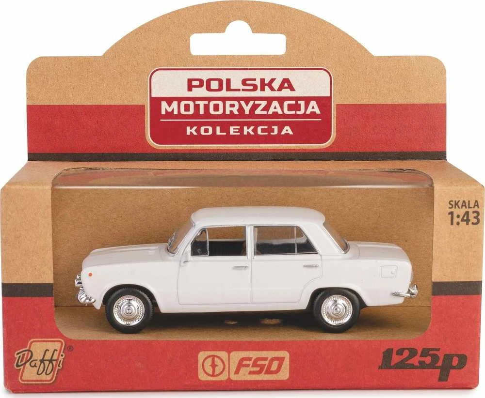 Daffi Model PRL Fiat 125p balta K-585 15859