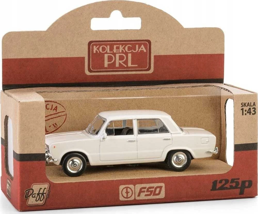 Daffi Model PRL Fiat 125p balta K-585 15859