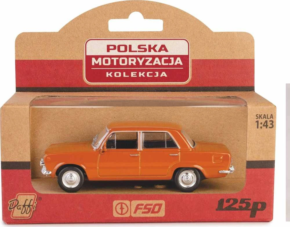 Daffi Carm Modeliukas 1:43, FIAT 125P PRL, rudos spalvos